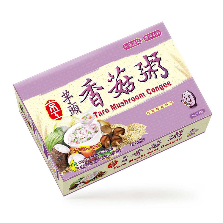 京工King Kung-芋頭香菇粥 30g*8包