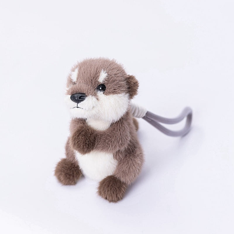 Soft And Cute Otter Pendant 15cm Plush Toy 1 count