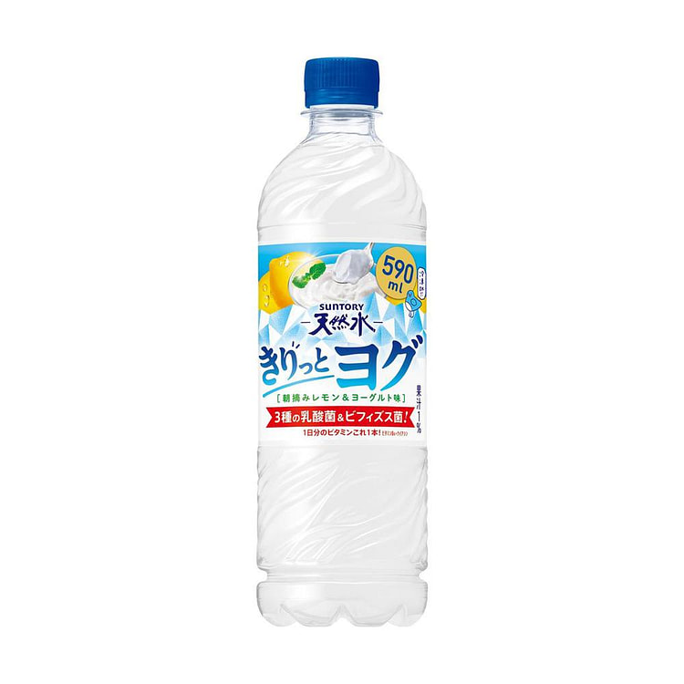 Suntory Natural Water Lemon and Yogurt Flavor 590 ml