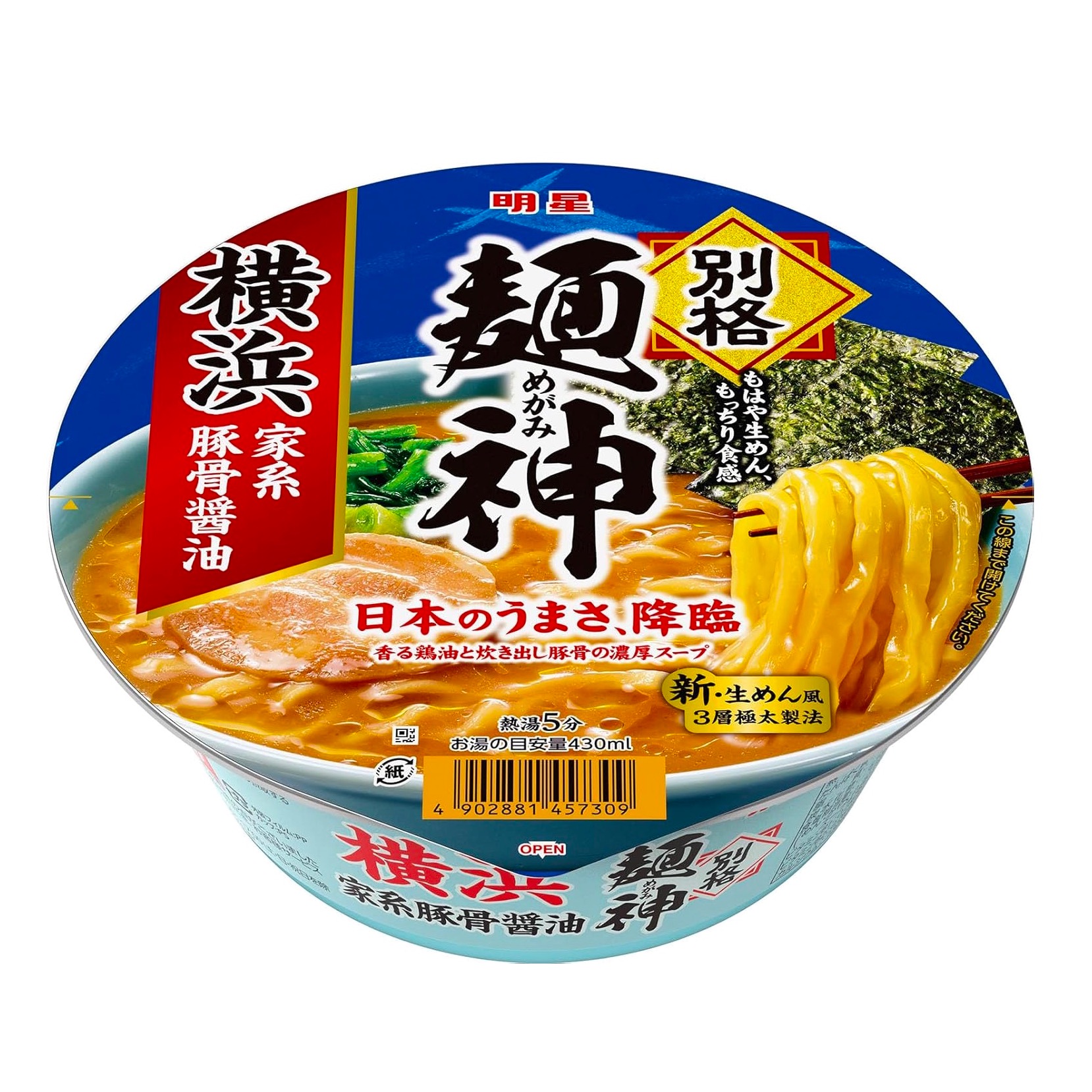 拉面 麺神 猪骨酱油 MYOJO 115g 1 份