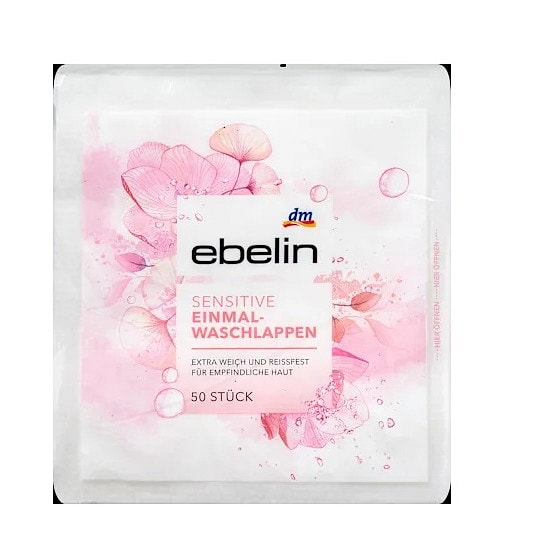 ebelin 敏感肌专用洗脸巾 50片