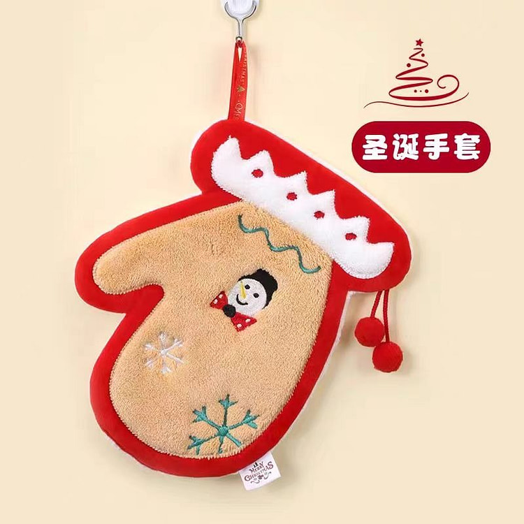LULLABUY 圣诞专属擦手巾-六款随机发