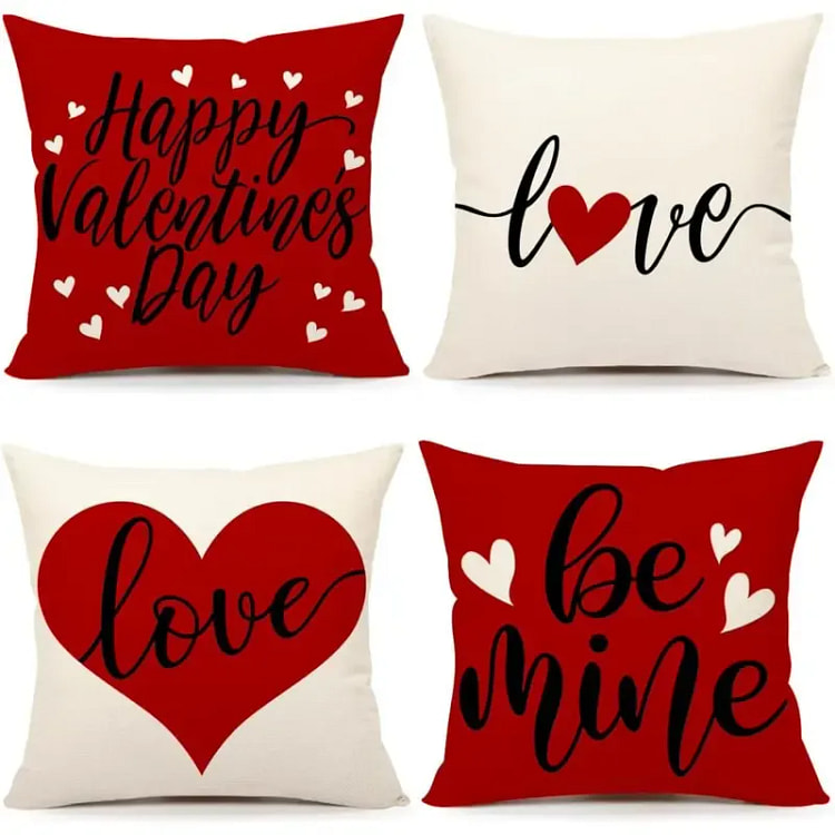 Valentine's Day Pillow Cover Set