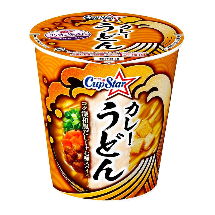 日式拉面 咖喱乌冬面 杯星札幌 80g 1 份