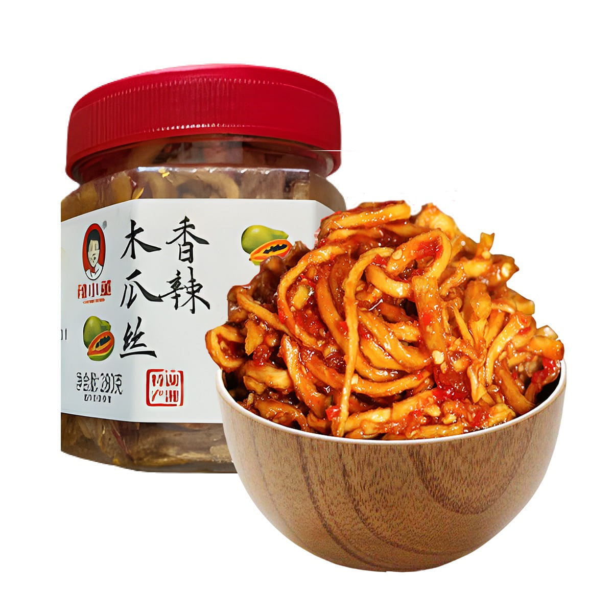 辣小董 香辣木瓜丝 湖南特产脆爽下饭菜 280g 280 克