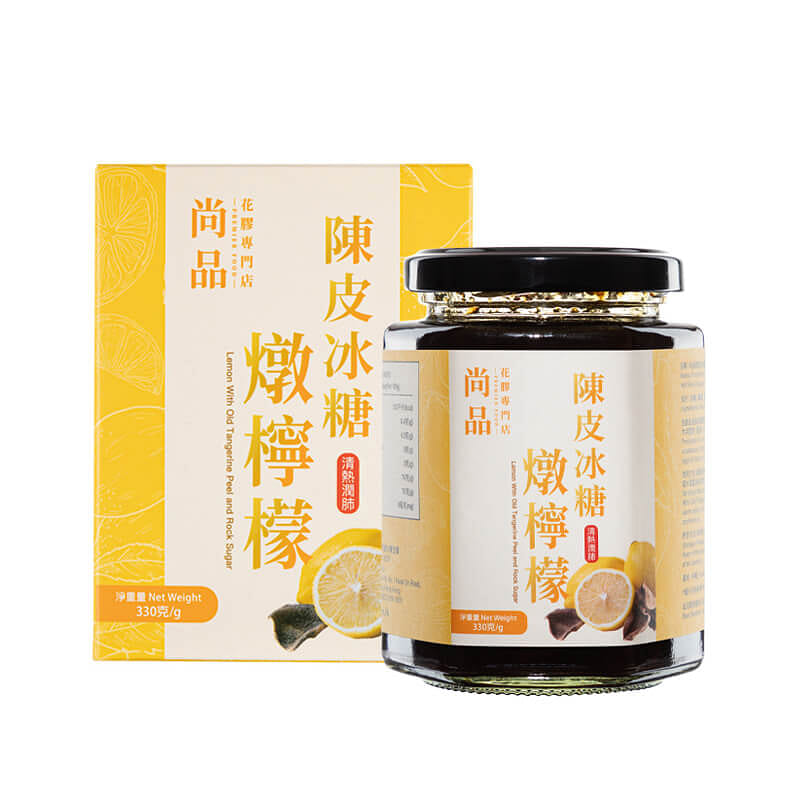 Premier Food Lemon, Old Tangerine Peel Rock Sugar 330 g