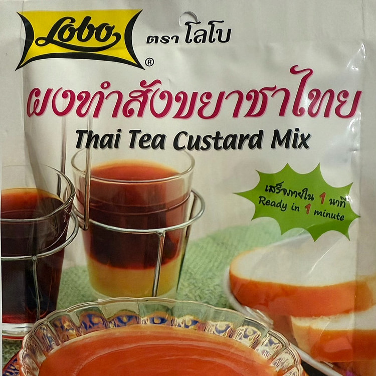 Thai tea Custard Mix  Powder