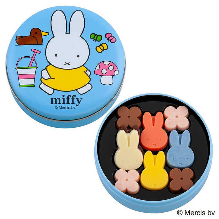 日本Miffy米菲情人节限定巧克力米菲圆盒 12枚
