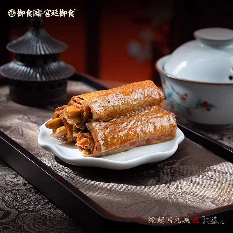 老北京御食园笋丝豆干即食手撕笋尖素肉300g香辣味 300 克