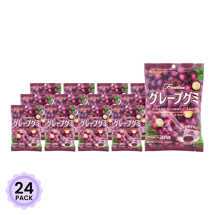 春日井 水果软糖 葡萄味 107 克*24 包