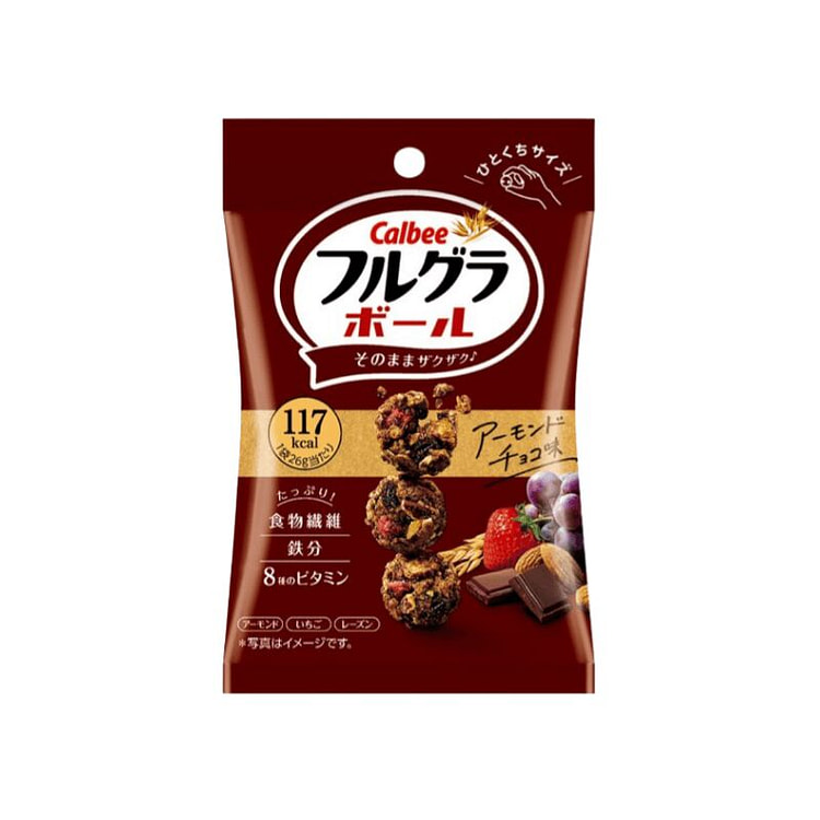 卡乐比休闲小零食水果谷物球 坚果巧克力味 26g 1 份