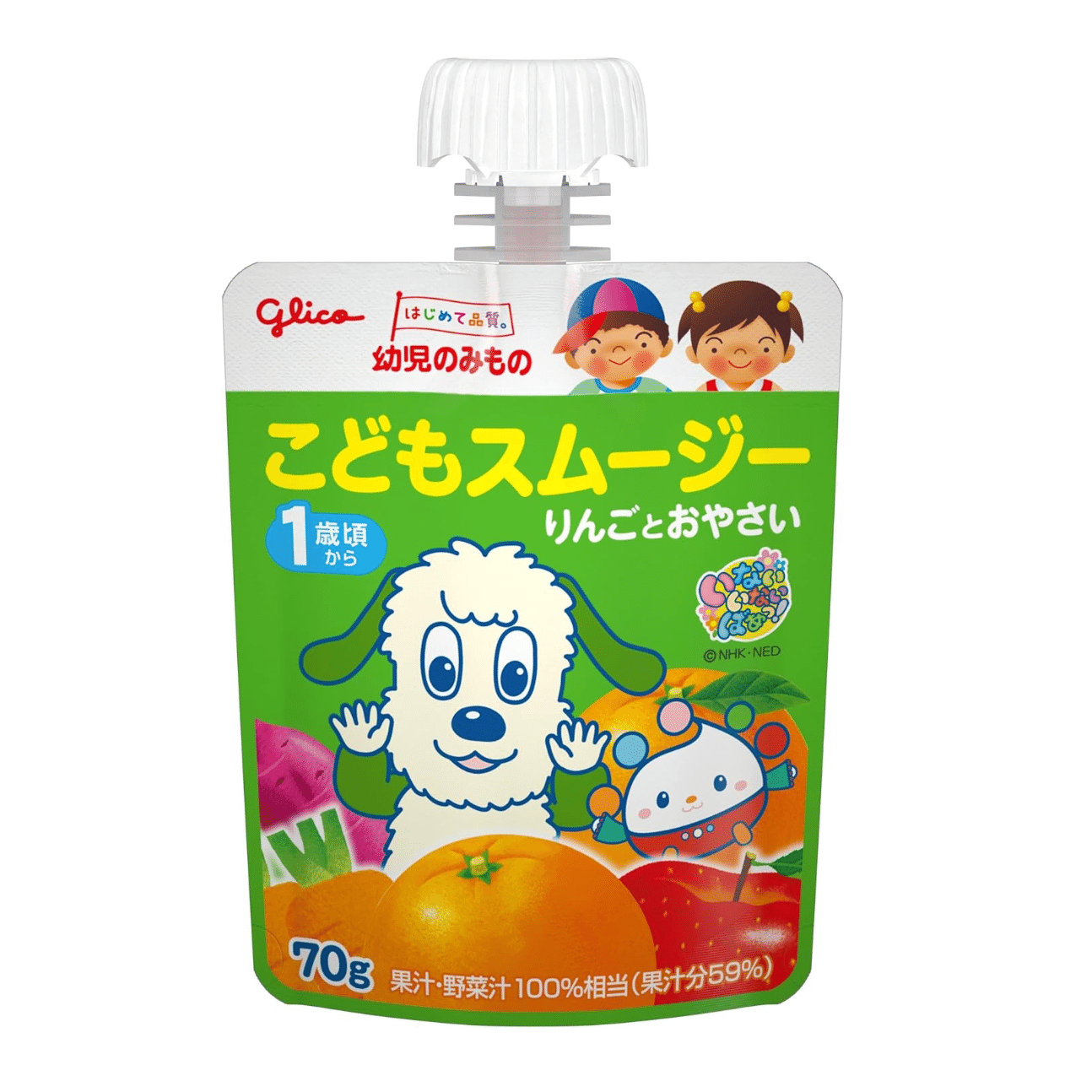 Glico Kids Smoothie Drink Apple & Vegetable 70g 70 g