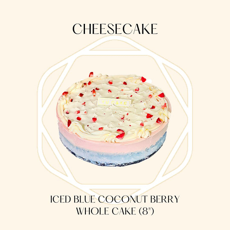 Iced Blue Berry Cheesecake (Whole 8")