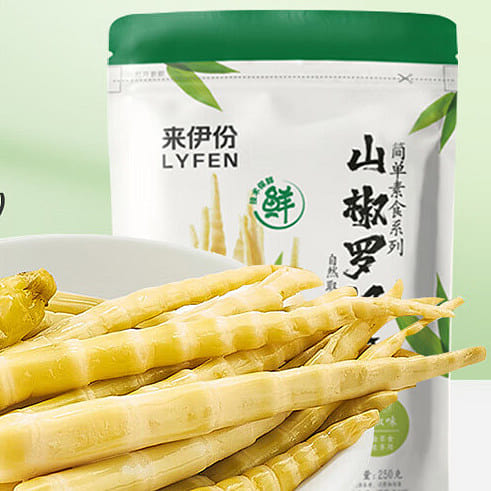 LaiYifen Luohan Bamboo Shoots Sour and Hot Flavor 250 g
