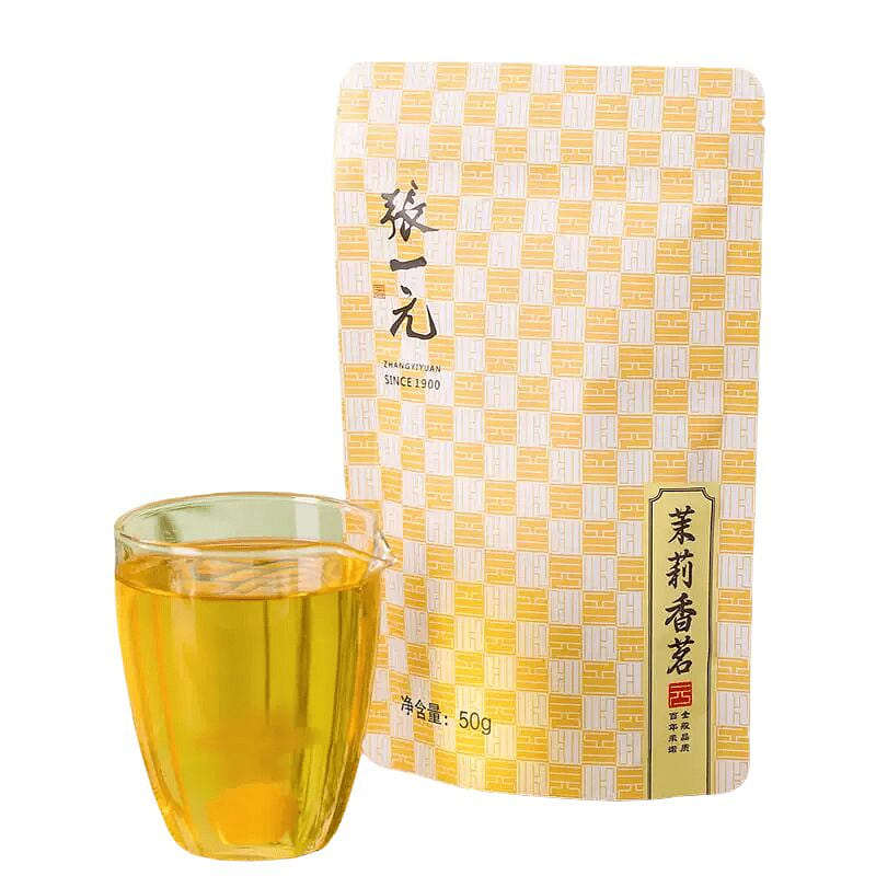 Zhang Yiyuan Rich Aroma Jasmine Green Tea 50g*1Bag 26.8 g