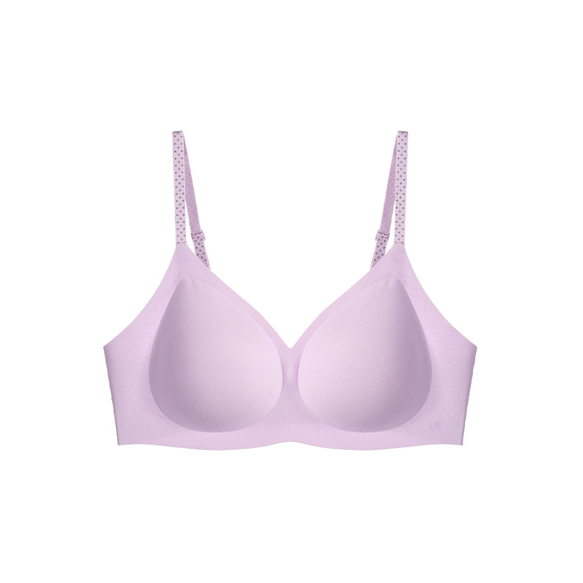 Ubras One size Comfort Mermaid V-Neck Wireless Bra-Light Purple 50 g
