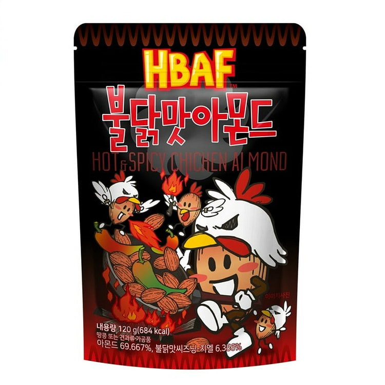 HBAF 香辣鸡肉杏仁味 1 份 120 克