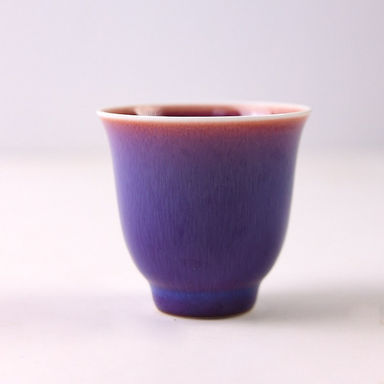 幻紫纯手工品茗杯 闻香杯 精美礼盒装 60毫升 1 个