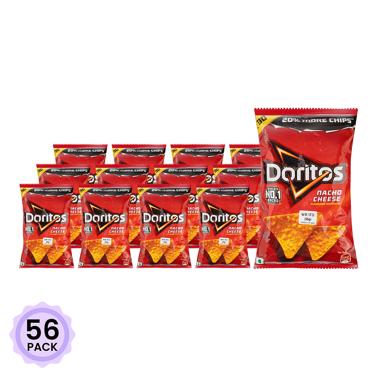 Doritos Nacho Chips - Cheese Flavour 53 g*56 pack