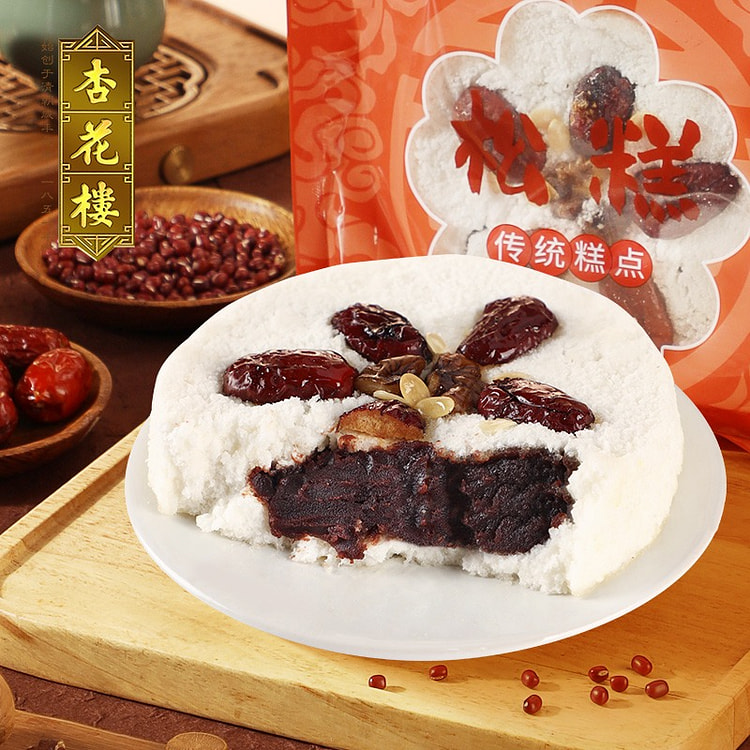 杏花楼上海老字号 松糕 果仁蜜饯豆沙