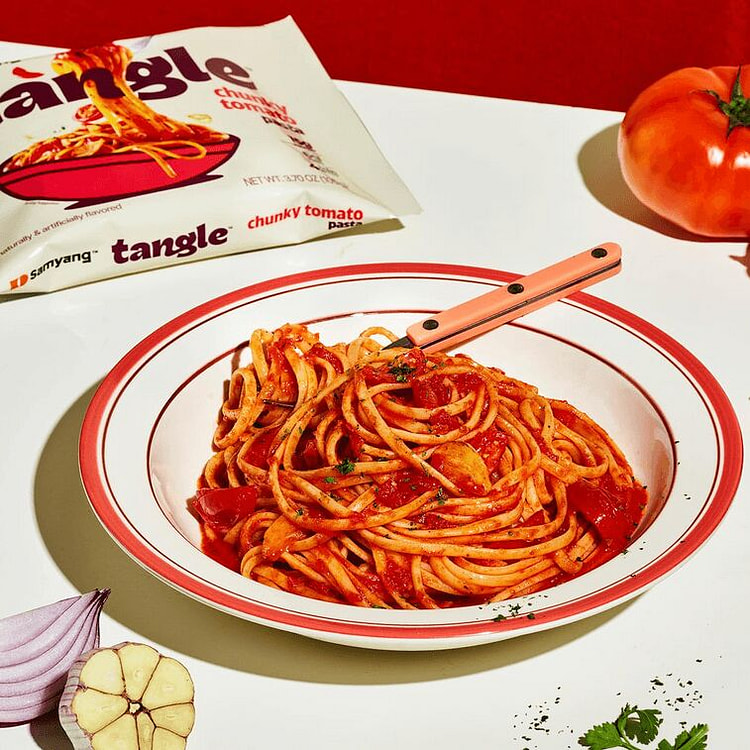 Samyang Tangle Pasta Rich Tomato 4-Pack - 420g 4 box
