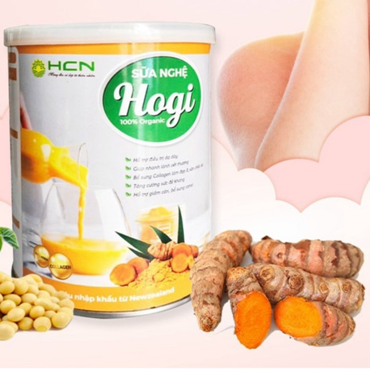 Sữa Nghệ Hogi Dinh Dưỡng Nguyên Chất 3 Can x 400g Hổ Trợ Hệ Tiêu Hoá.