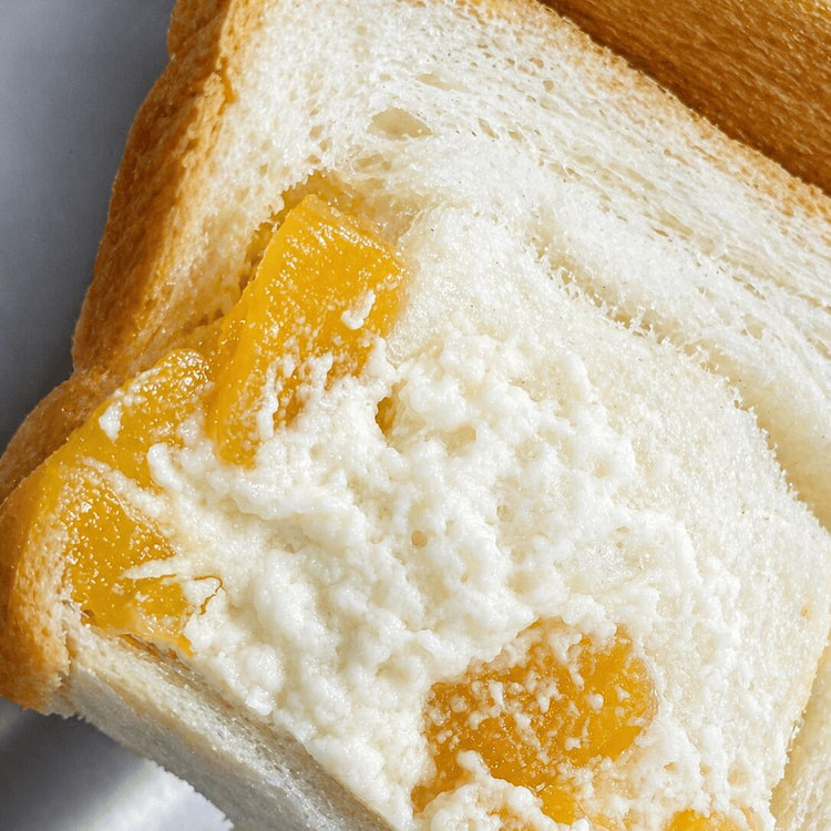 Milk Toast w. Yogurt and Pineapple uncut 1pc 1 count