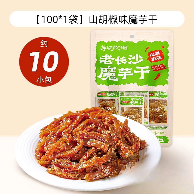 Mountain pepper flavor dried konjac 100g*1 bag 100 g