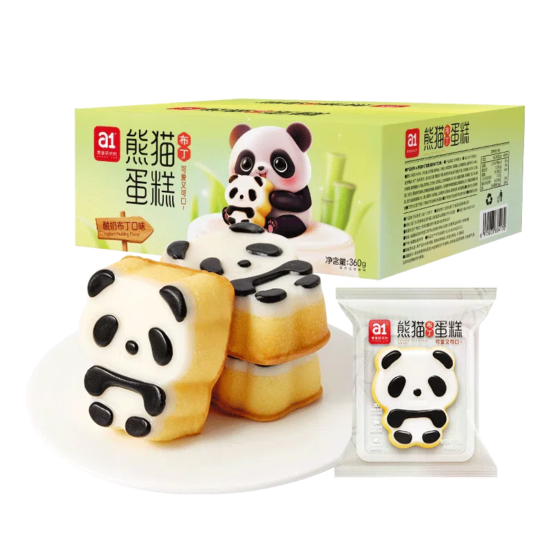 A1 Panda Pudding Cake 360g *1 360 g