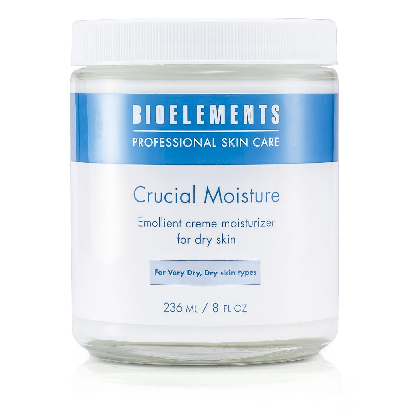 Bioelements Crucial Moisture (Salon Size, For Dry Skin) PO 236ml/8oz 236 ml