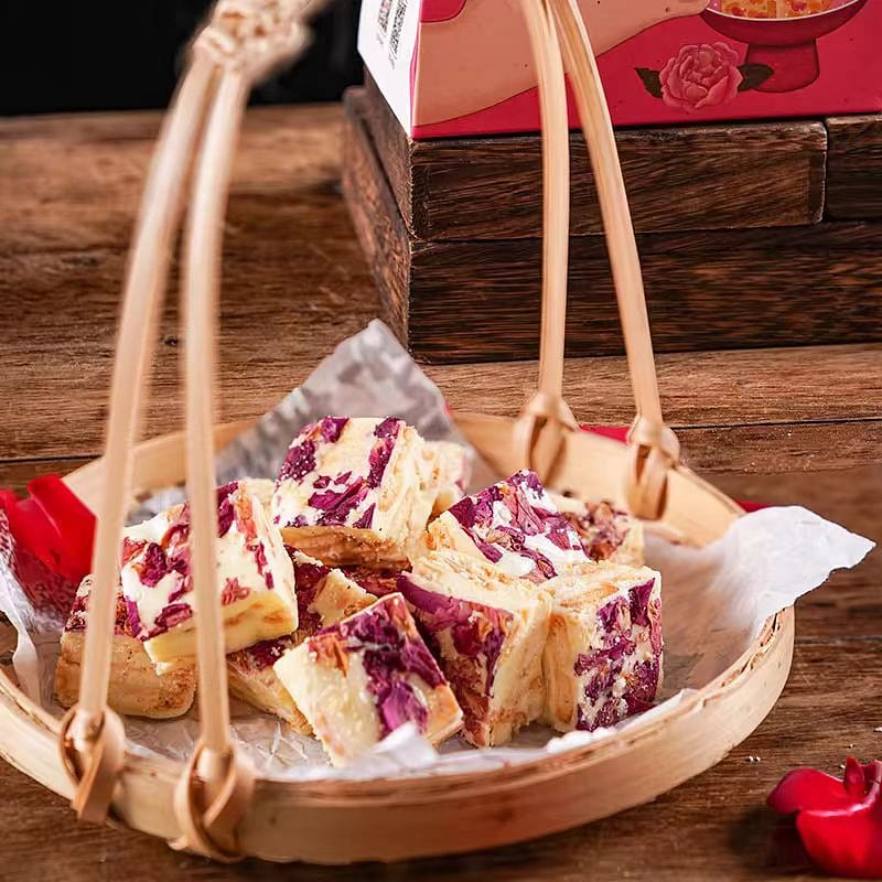 Song You Fu Rose flavor Snow Crisp 130g*1 box 130 그램