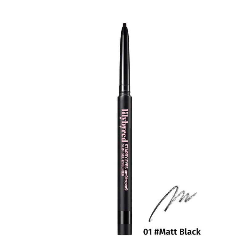 Lilybyred Slim Gel Eyeliner #01 Matt Black 1 개