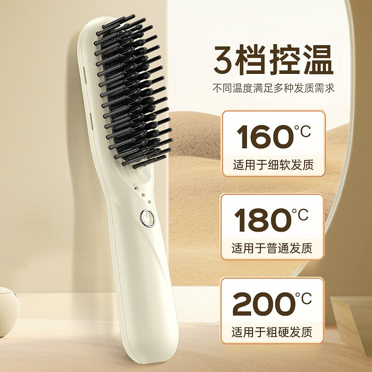 TSUYAGLA Heated Hair Straightening Brush #T604 1 box
