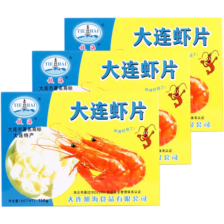 大连特产无色素虾片*1盒