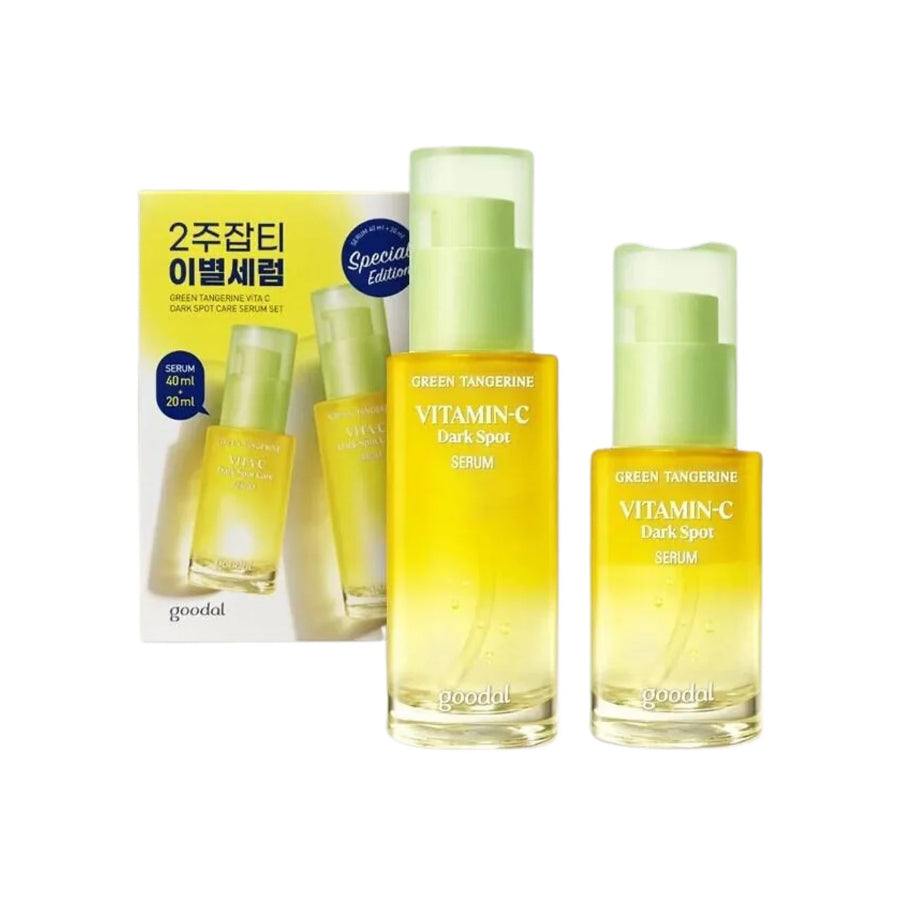 Goodal Green Tangerine Vita C Dark Spot Care Serum Set, 40ml + 20ml 1 cái