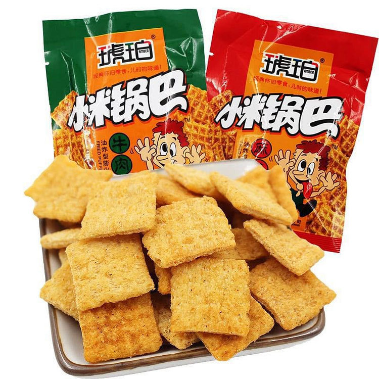 Amber Millet Crunch - Beef Flavor (Nostalgic Crunchy Snack)