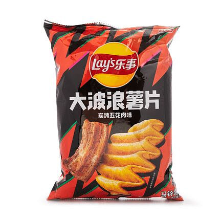 乐事烤猪五花肉薯片 70克 1 份
