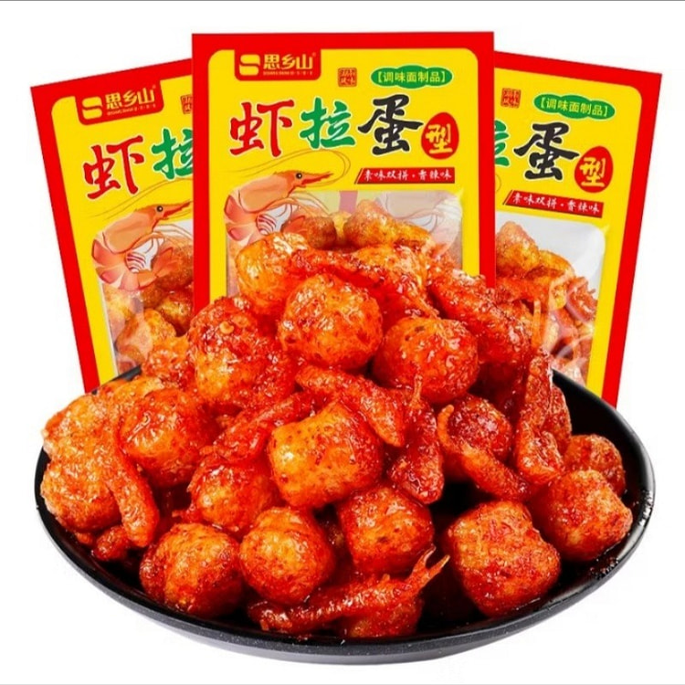 Homesick Mountain Shrimp with Egg and Spicy Strips 100 g