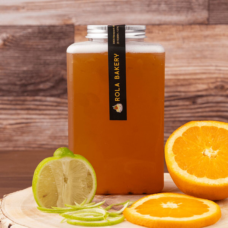 Pineapple Passion fruit Oolong Tea 25%sugar no ice