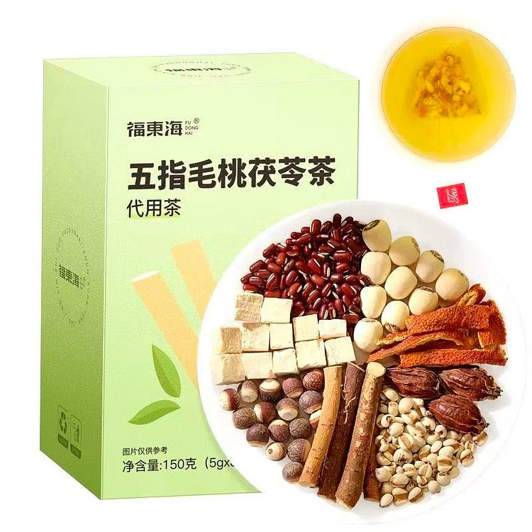 Five-Fingered Peach and Poria Tea Wellness Health 150 g