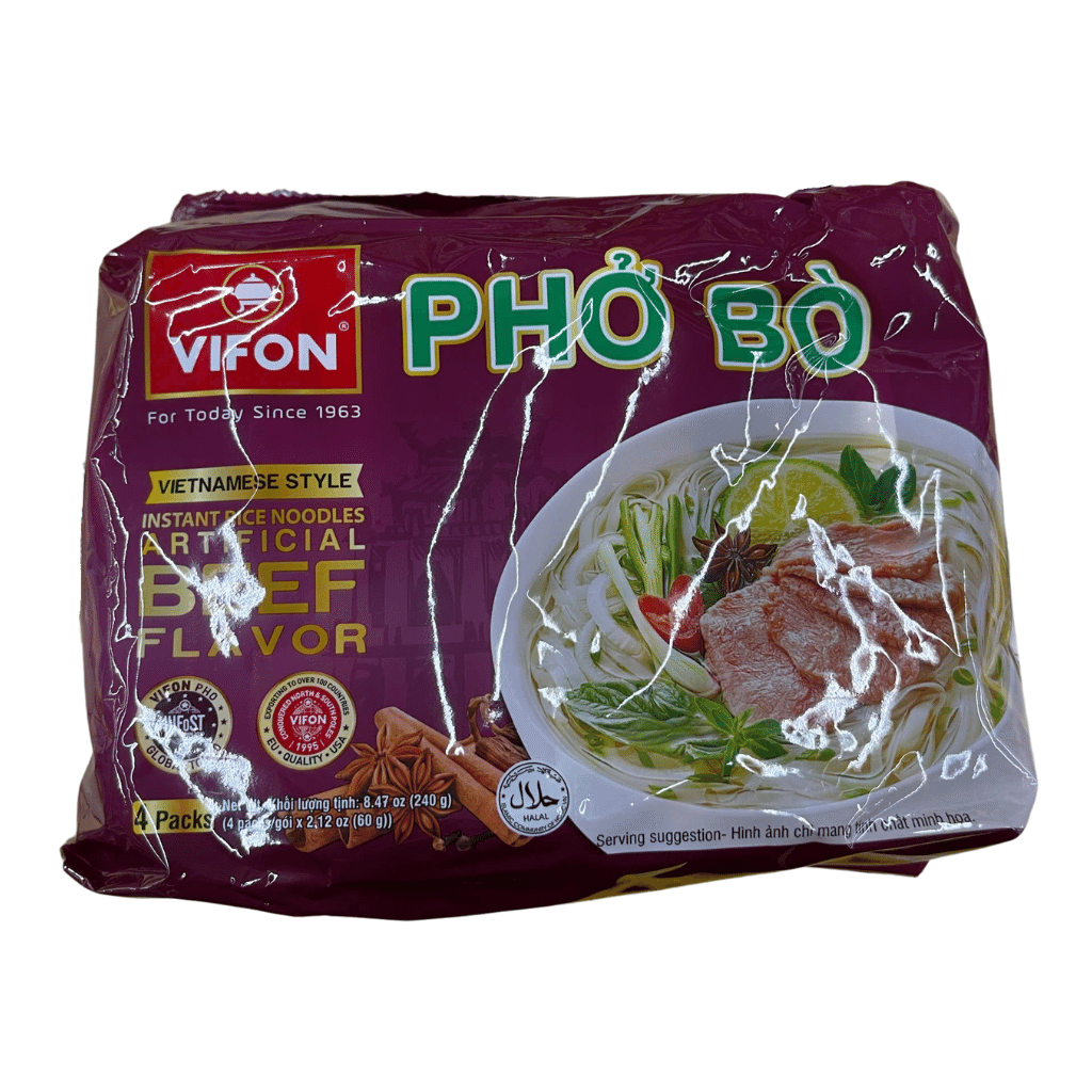 Vifon 方便米粉人造牛肉味 4 包 1 份
