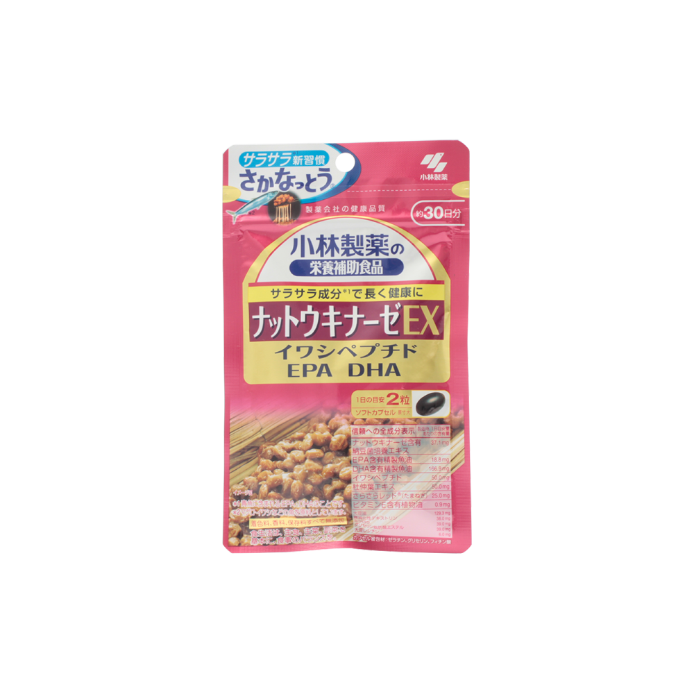 小林製薬 ナットウキナーゼEX 60粒 - Weee!