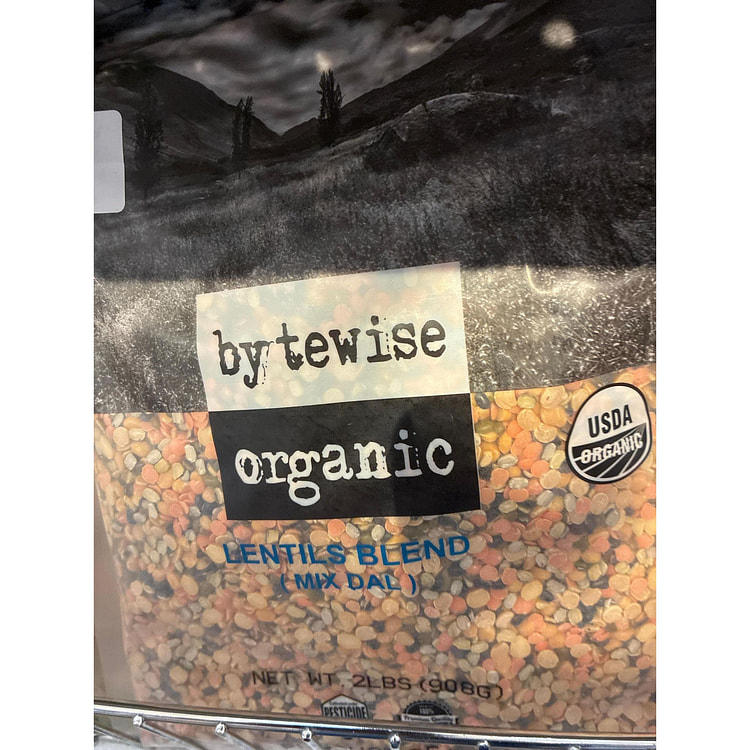 Bytewise Organic Mix Lentil 2 lb