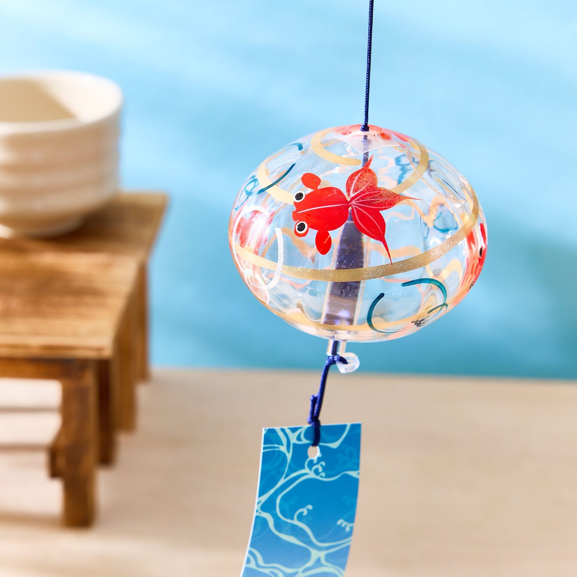 金魚　風鈴 金魚紋風鈴- Weee!