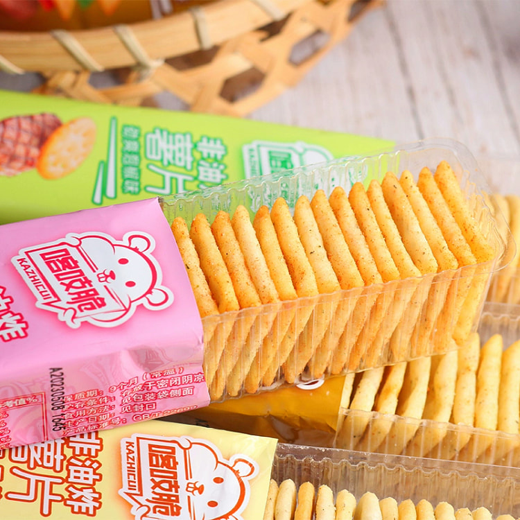 Kaka Crispy Potato Chips Mixed Flavor 5 Packs