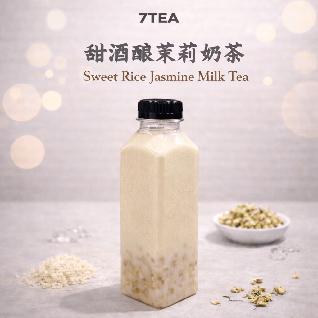Sweet Rice Jasmine Milk Tea 16 oz 1 each