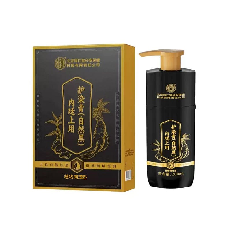 Tongrentang Natural Black Hair Dye Cream 300ml 300 ml