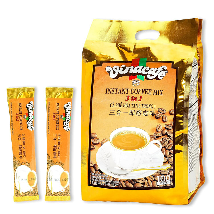 Vinacafe 3in1 Instant  Coffee Bag 100 Sachets