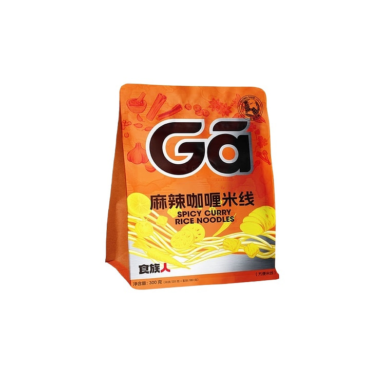 食族人 麻辣咖喱米线速食夜宵咖喱 300g*1袋