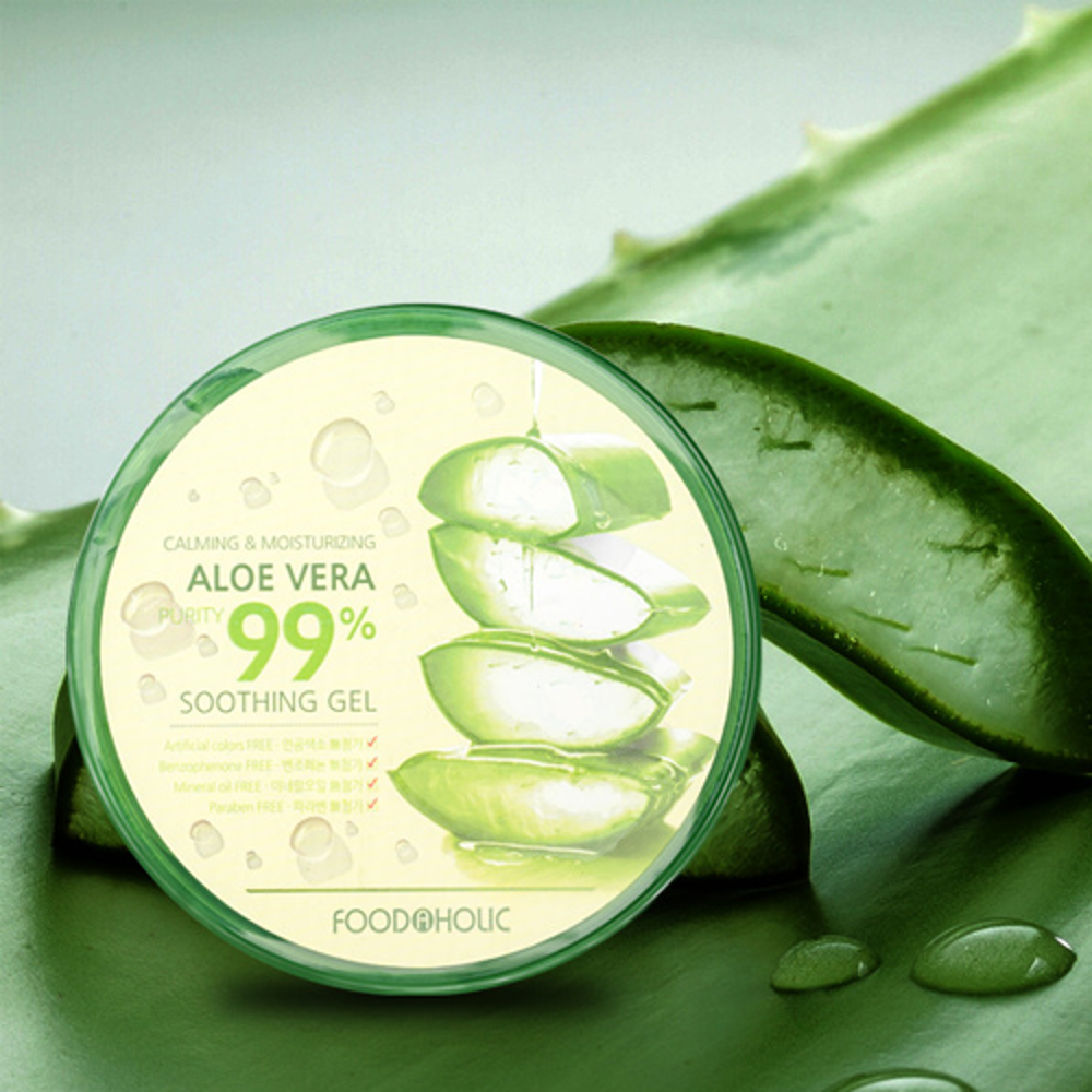 Get Korea Direct - Food@holic Aloe Vera Soothing Gel 99% 300ml Delivered |  Weee! Asian Market